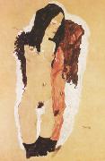 Egon Schiele Two Reclining Girls (mk12) china oil painting artist